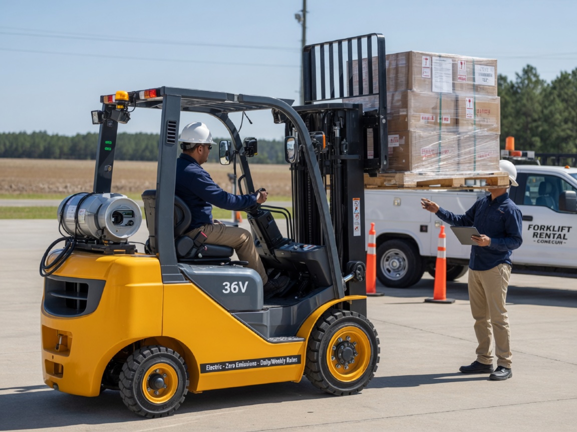 Electric Forklift Rental services