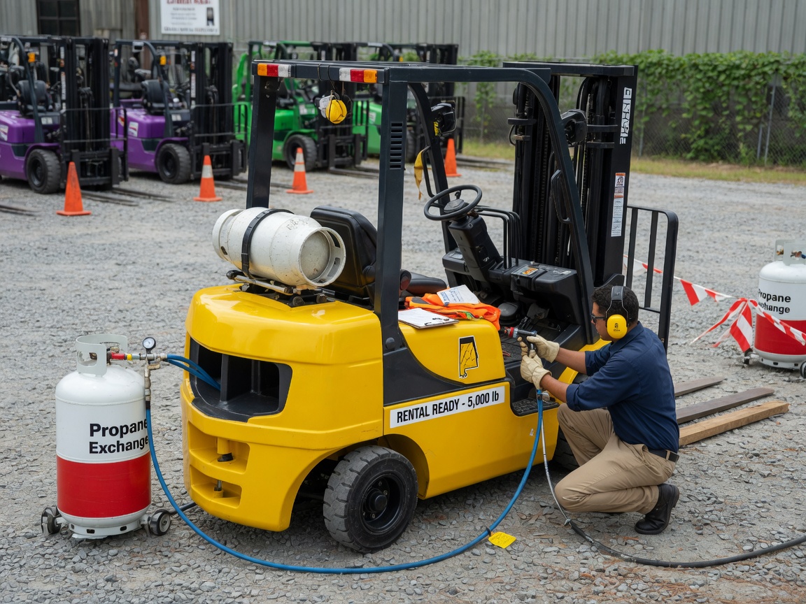 Propane Forklift Rental services