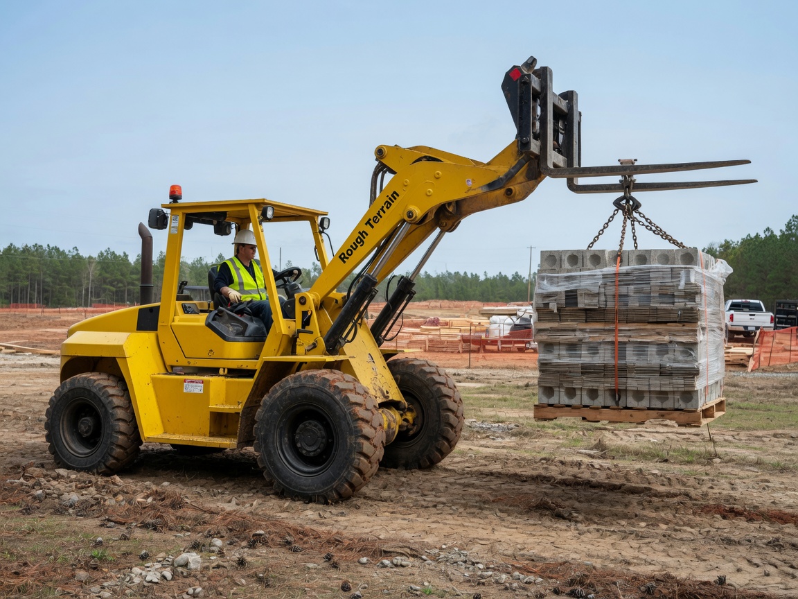 Rough Terrain Forklift Rental services