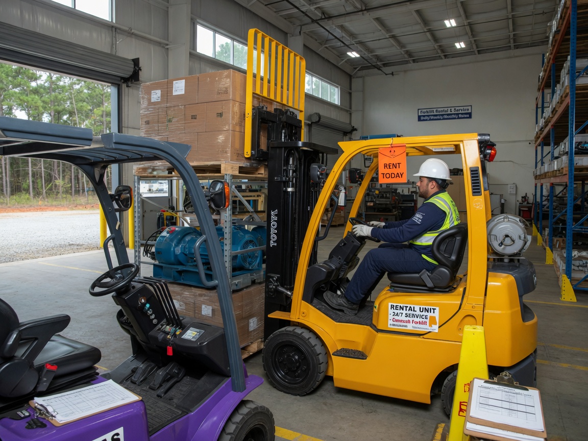 Warehouse Forklift Rental services